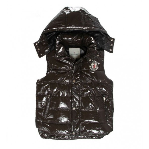Moncler Donna Down gilet caffè uscita M56 Moncler Donna Down gilet caffè uscita M56